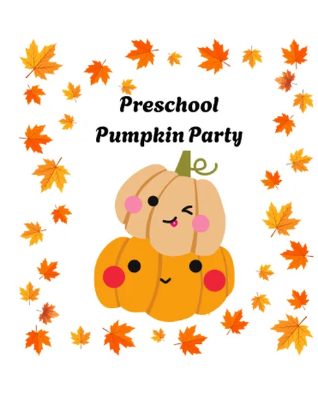 Preschool Pumpkin Party