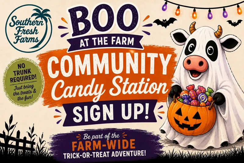 Boo at the Farm Candy Station Signup