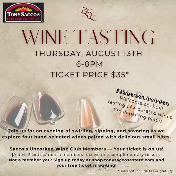Monthly Wine Tasting