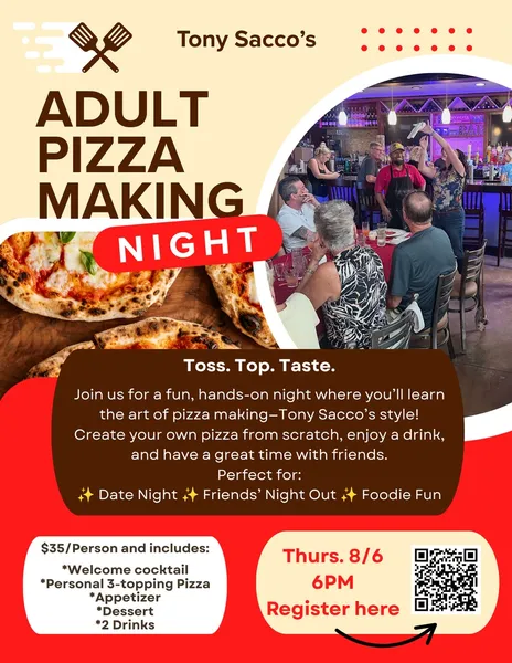 August Adult Pizza Making