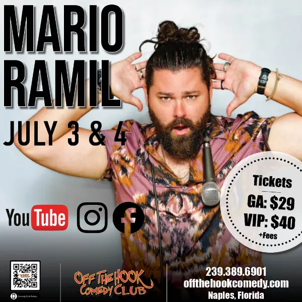 Comedian Mario Ramil Live in Naples Florida