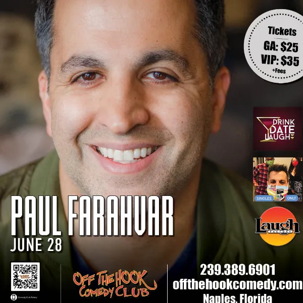 Comedian Paul Farahvar Live in Naples Florida