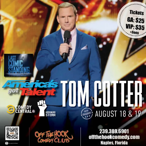 Comedian Tom Cotter Live in Naples Florida