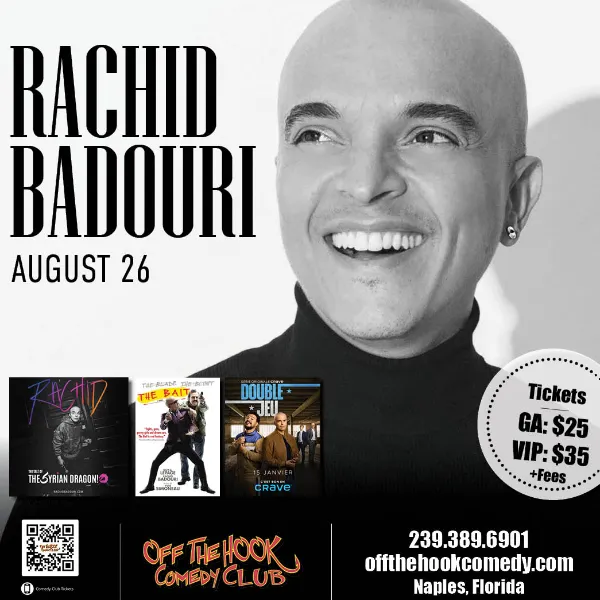 Comedian Rachid Badouri Live in Naples Florida