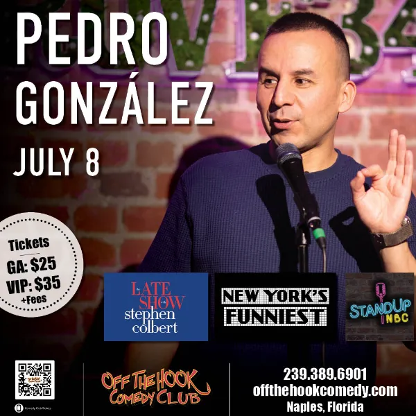 Comedian Pedro Gonzalez Live in Naples Florida