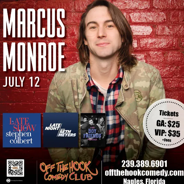 Comedian Marcus Monroe Live in Naples Florida