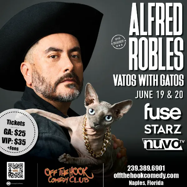 ALFRED ROBLES VATOS WITH GATOS Live in Naples Florida