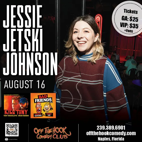 Comedian Jessie Jetski Johnson Live in Naples Florida