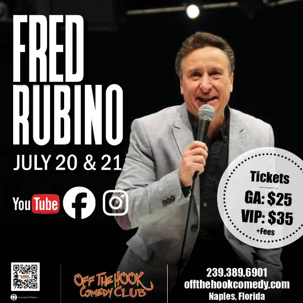 Comedian Fred Rubino Live in Naples Florida