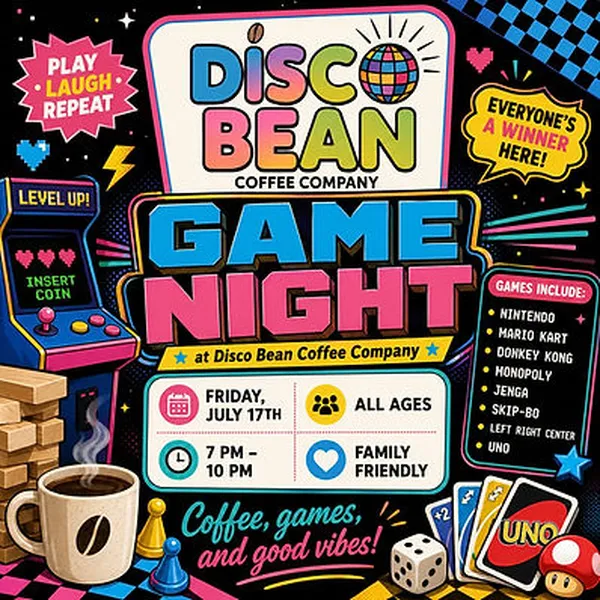 Game Night is on at Disco Bean