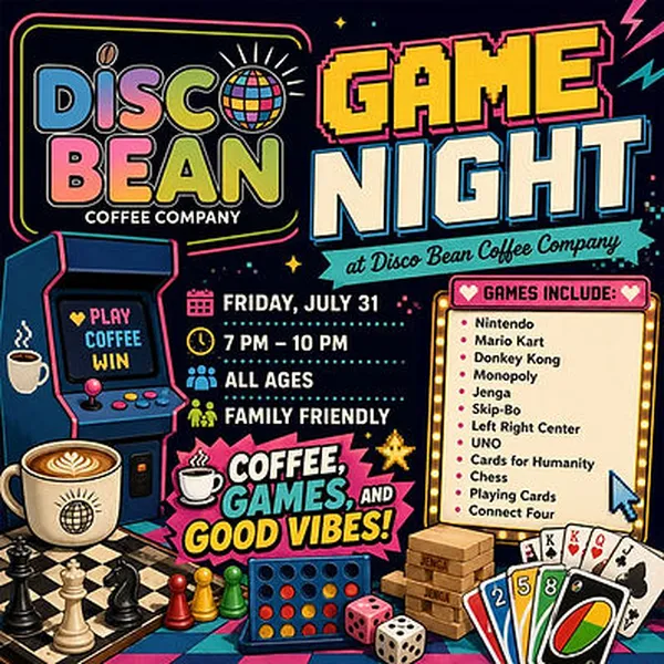 Game Night at Disco Bean